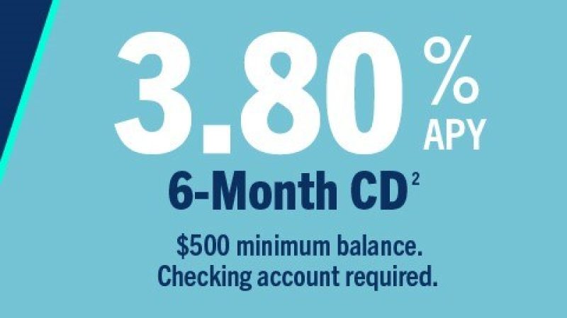 6 month CD rate box