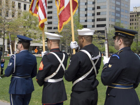 military holding flats