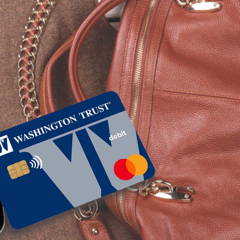 Pocket book and debit card